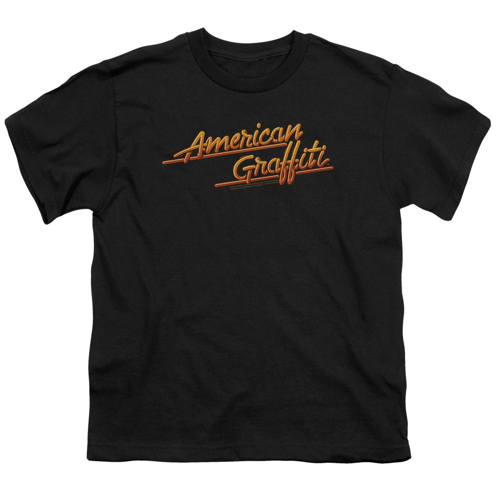 American Graffiti Neon Logo Kids Youth T Shirt Black Hoodie, Sweatshirt | CiraTrend.com