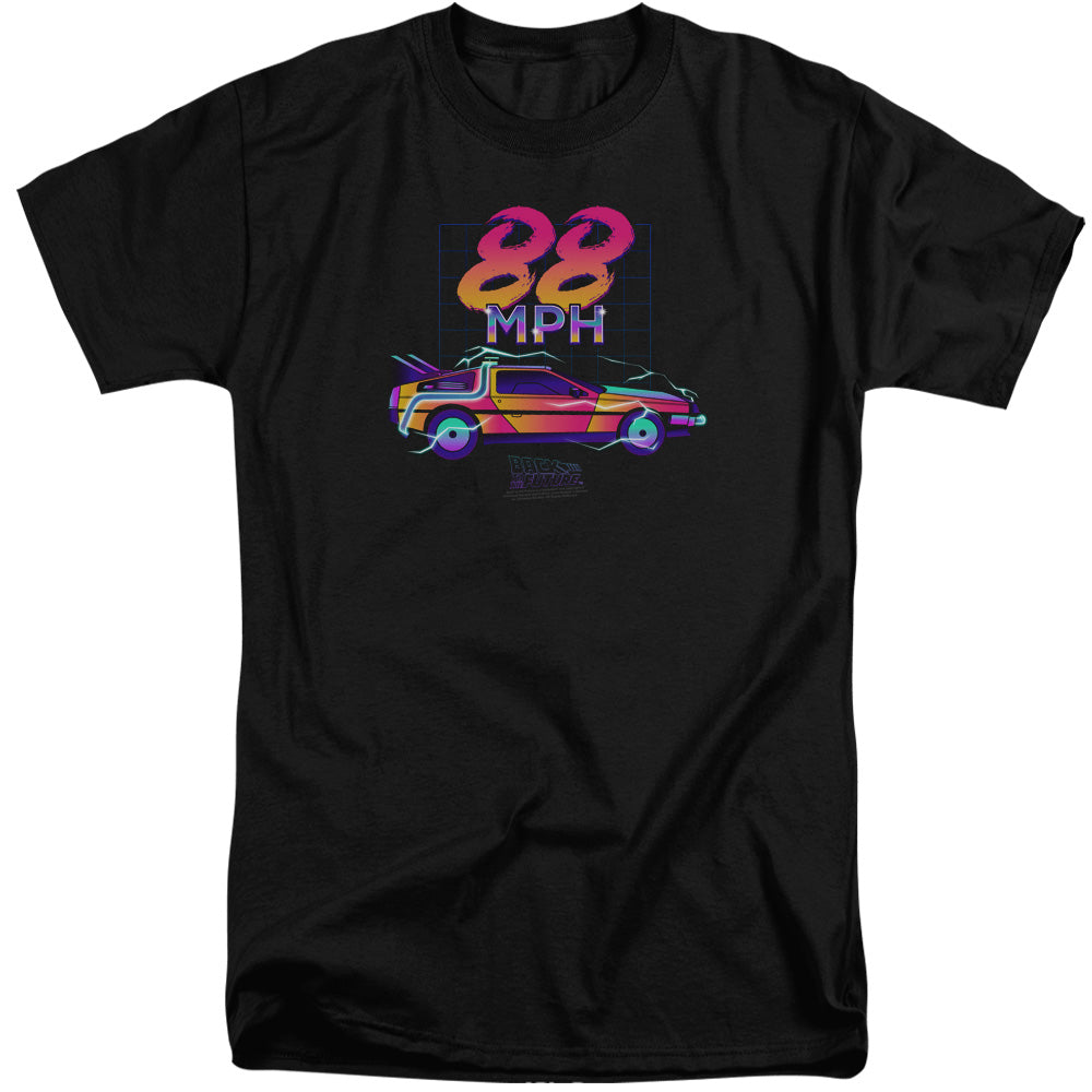 Back To The Future 88 Mph Mens Tall T Shirt Black Hoodie, Sweatshirt | CiraTrend.com (Image 2)