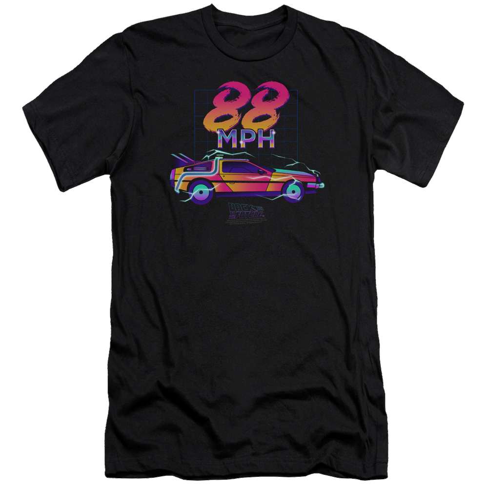 Back to the Future Trilogy 88 Mph - Men's Premium Slim Fit T-Shirt Hoodie, Sweatshirt | CiraTrend.com
