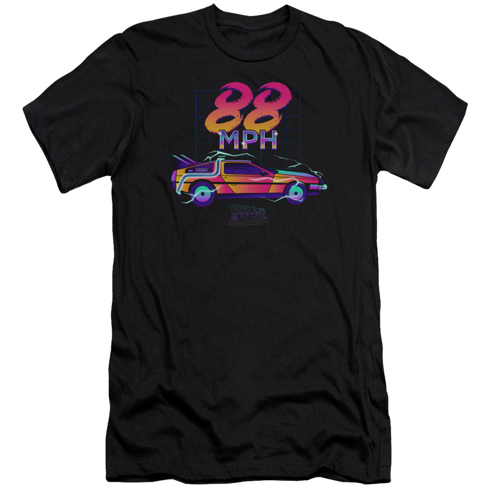 Back To The Future 88 Mph Hbo Premium Bella Canvas Slim Fit Mens T Shirt Black Hoodie, Sweatshirt | CiraTrend.com