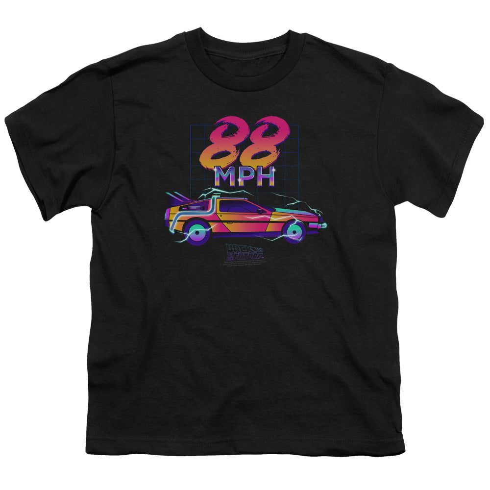 Back To The Future 88 MPH Kids Youth T Shirt Black Hoodie, Sweatshirt | CiraTrend.com