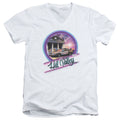 Back To The Future Ride Mens Slim Fit V-Neck T Shirt White Hoodie, Sweatshirt | CiraTrend.com