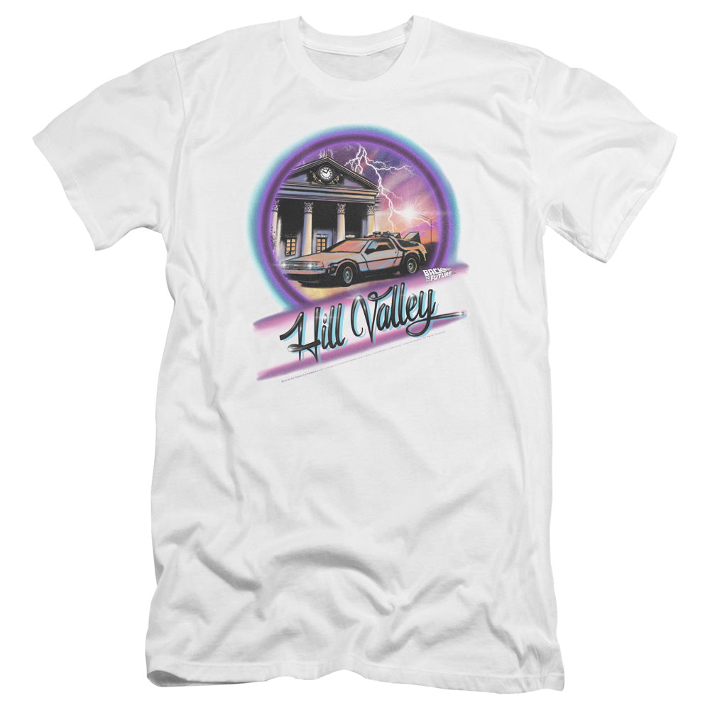 Back To The Future Ride Premium Bella Canvas Slim Fit Mens T Shirt White Hoodie, Sweatshirt | CiraTrend.com