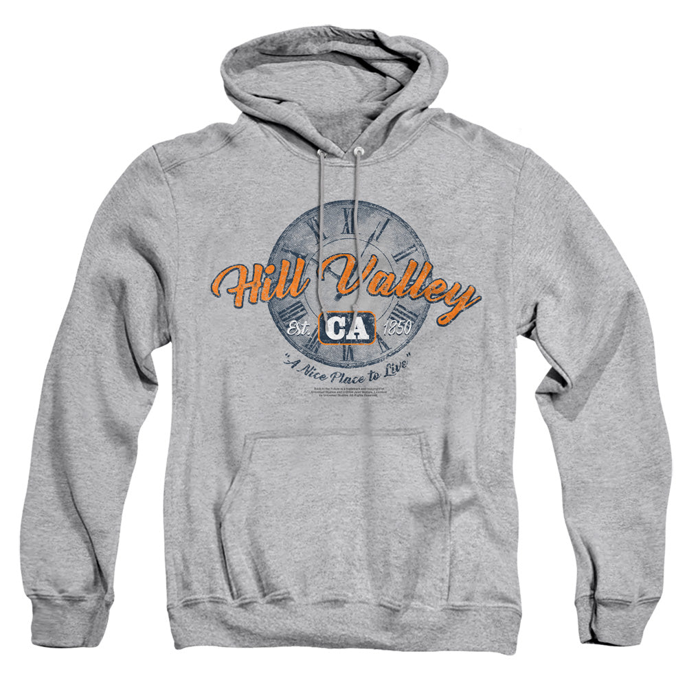 Back To The Future Hill Valley Mens Hoodie Athletic Heather T-Shirts, Sweatshirt | CiraTrend.com (Image 5)