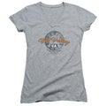Back To The Future Hill Valley Junior Sheer Cap Sleeve V-Neck Womens T Shirt Athletic Heather Hoodie, Sweatshirt