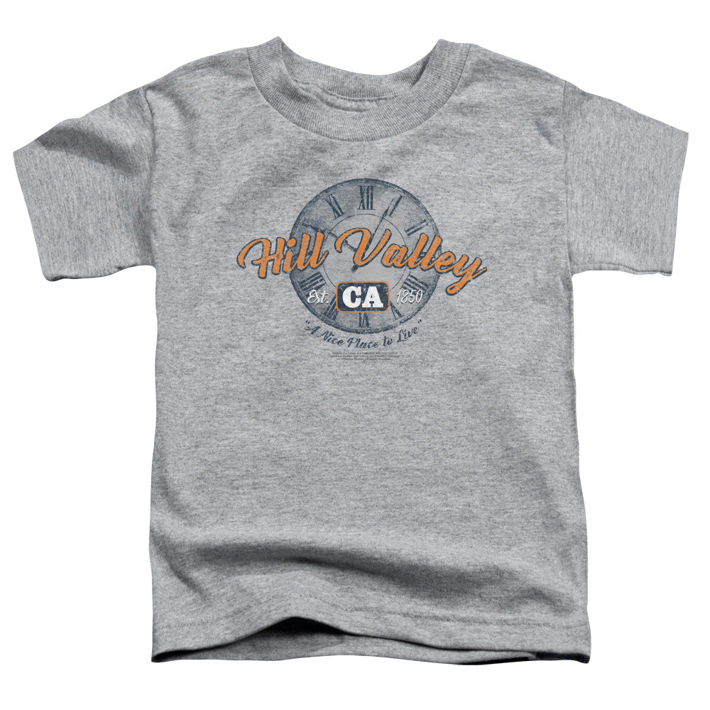 Back To The Future Hill Valley Toddler Kids Youth T Shirt Athletic Heather Hoodie, Sweatshirt | CiraTrend.com