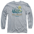 Back To The Future 85 Mens Long Sleeve Shirt Athletic Heather Hoodie, Sweatshirt | CiraTrend.com (Image 1)