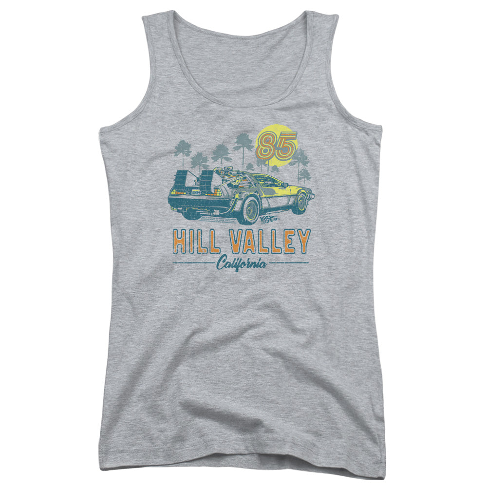 Back To The Future 85 Womens Tank Top Shirt Athletic Heather Hoodie, Sweatshirt | CiraTrend.com