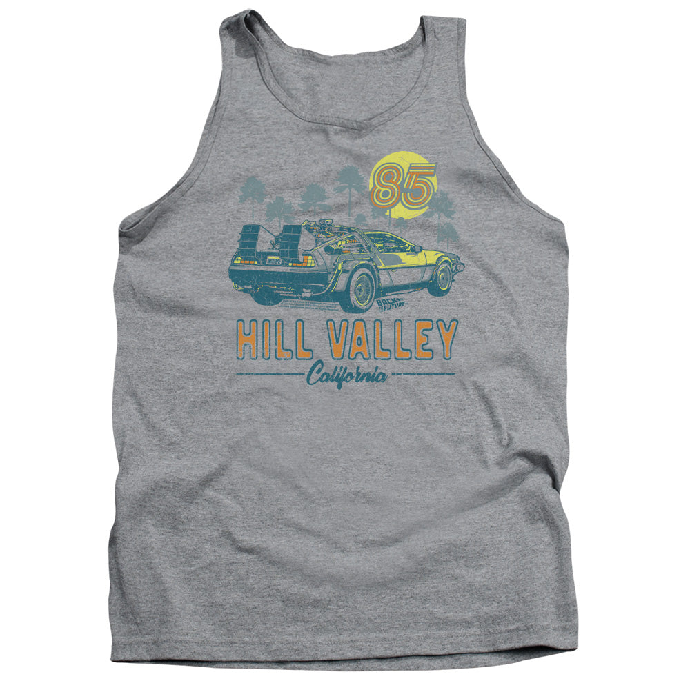 Back To The Future 85 Mens Tank Top Shirt Athletic Heather Hoodie, Sweatshirt | CiraTrend.com (Image 2)