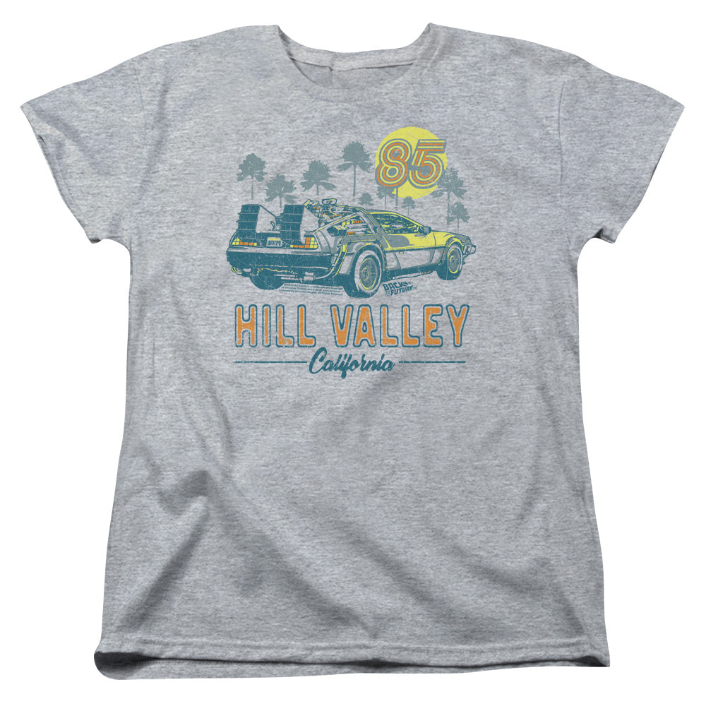 Back To The Future 85 Womens T Shirt Athletic Heather Hoodie, Sweatshirt | CiraTrend.com