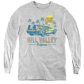 Back To The Future 85 Long Sleeve Kids Youth T Shirt Athletic Heather Hoodie, Sweatshirt | CiraTrend.com
