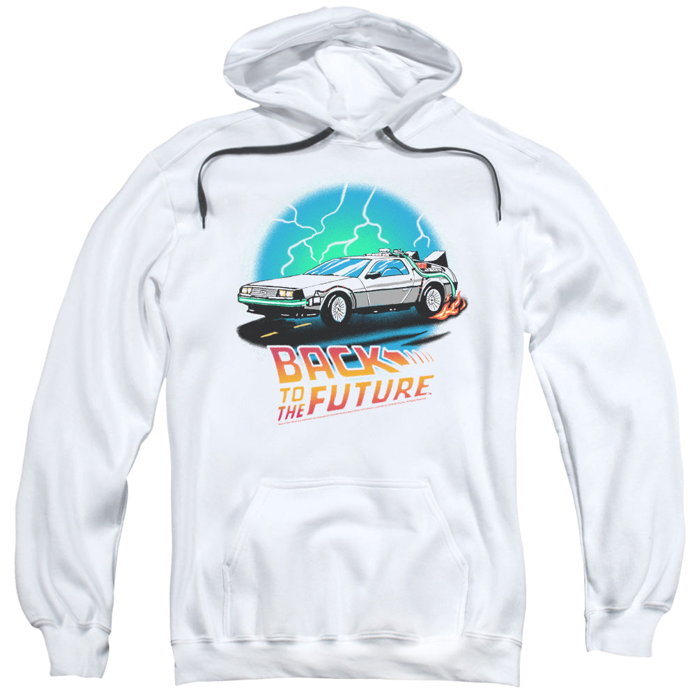 Back To The Future Airbrush Mens Hoodie White T-Shirts, Sweatshirt | CiraTrend.com