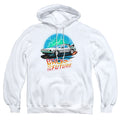 Back To The Future Bttf Airbrush Mens Hoodie White T-Shirts, Sweatshirt | CiraTrend.com (Image 1)