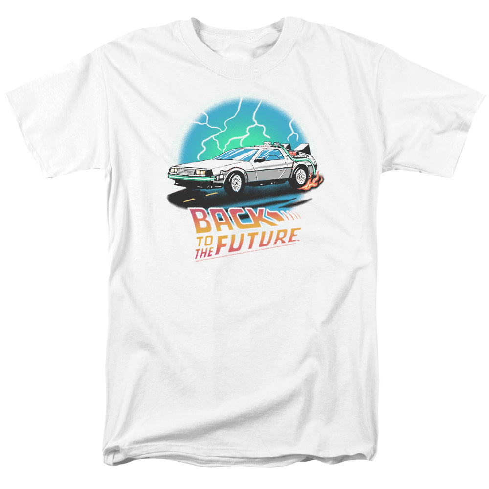 Back To The Future Bttf Airbrush Mens T Shirt White Hoodie, Sweatshirt | CiraTrend.com