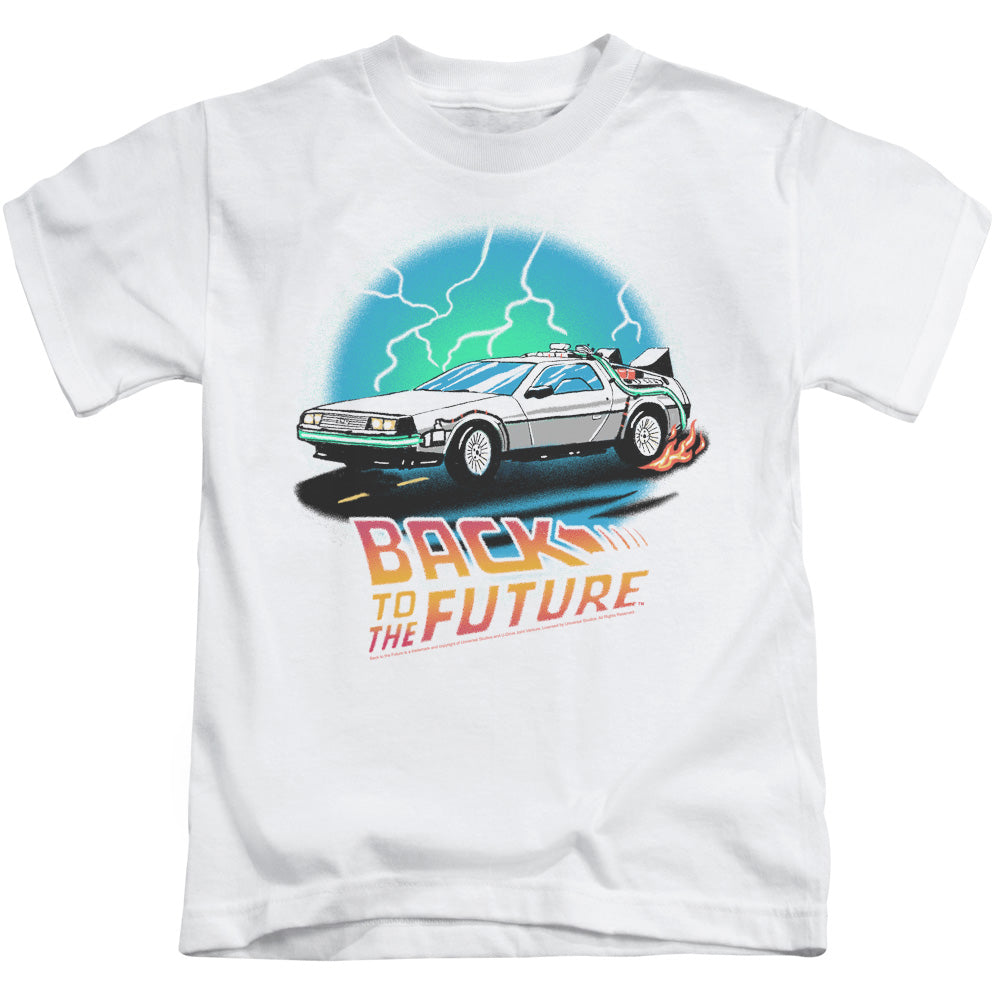 Back To The Future Airbrush Juvenile Kids Youth T Shirt White Hoodie, Sweatshirt | CiraTrend.com