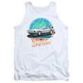 Back To The Future Airbrush Mens Tank Top Shirt White Hoodie, Sweatshirt | CiraTrend.com