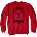 Back To The Future Flux Capacitor Mens Crewneck Sweatshirt Red T-Shirts, Hoodie | CiraTrend.com (Image 1)