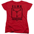 Back To The Future Flux Capacitor Womens T Shirt Red Hoodie, Sweatshirt | CiraTrend.com