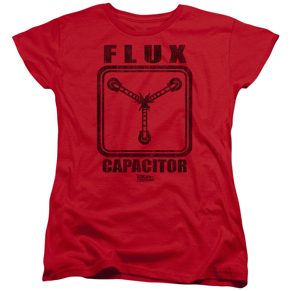 Back To The Future Flux Capacitor Womens T Shirt Red Hoodie, Sweatshirt | CiraTrend.com