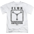 Back To The Future Flux Capacitor Juvenile Kids Youth T Shirt White Hoodie, Sweatshirt | CiraTrend.com