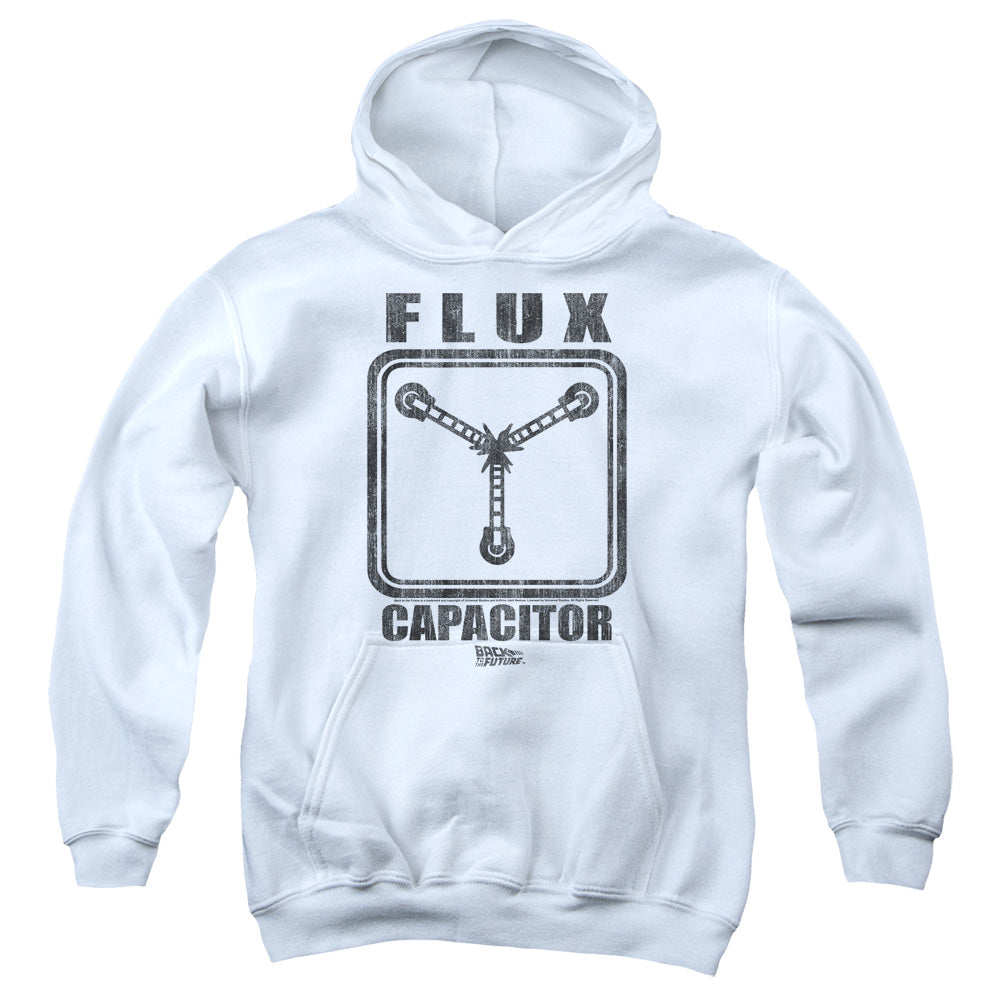 Back To The Future Flux Capacitor Kids Youth Hoodie White T-Shirts, Sweatshirt | CiraTrend.com