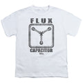 Back To The Future Flux Capacitor Kids Youth T Shirt White Hoodie, Sweatshirt | CiraTrend.com