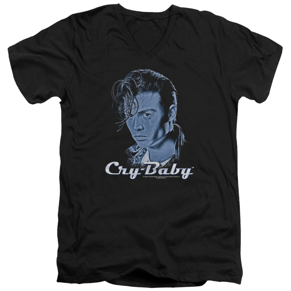 Cry Baby King Cry Baby - Men's V-Neck T-Shirt Hoodie, Sweatshirt | CiraTrend.com