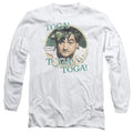 Animal House Toga Mens Long Sleeve Shirt White White Hoodie, Sweatshirt | CiraTrend.com (Image 1)