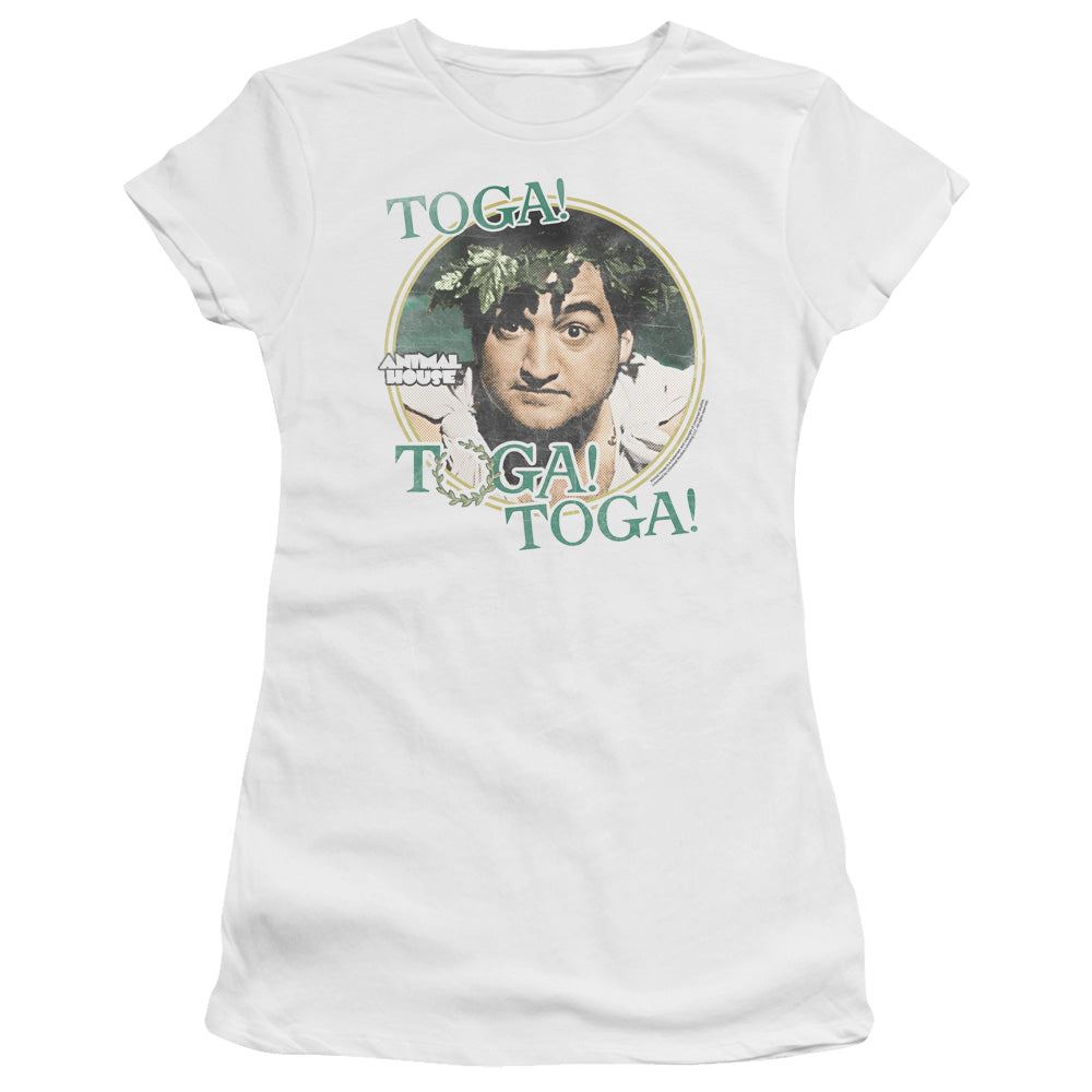 Animal House Toga Junior Sheer Cap Sleeve Womens T Shirt White Hoodie, Sweatshirt | CiraTrend.com