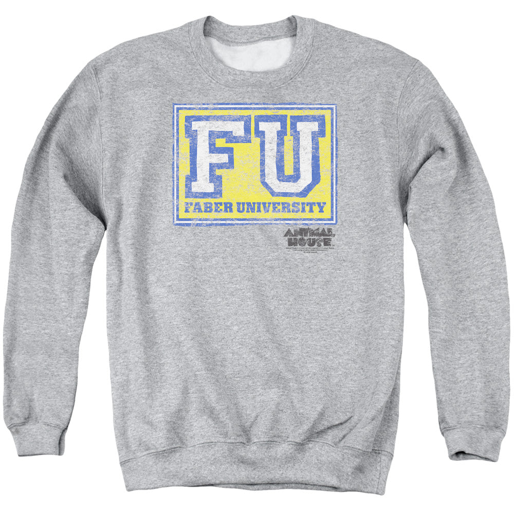 Animal House Faber University Mens Crewneck Sweatshirt Athletic Heather T-Shirts, Hoodie | CiraTrend.com (Image 1)