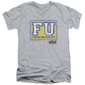 Animal House Faber University Mens Slim Fit V-Neck T Shirt Athletic Heather Hoodie, Sweatshirt | CiraTrend.com