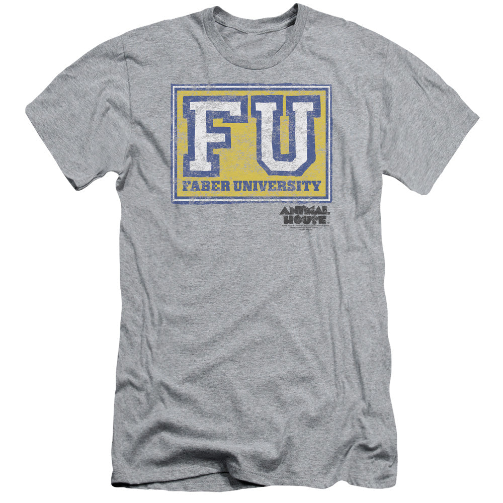 Animal House Faber University Slim Fit Mens T Shirt Athletic Heather Hoodie, Sweatshirt | CiraTrend.com