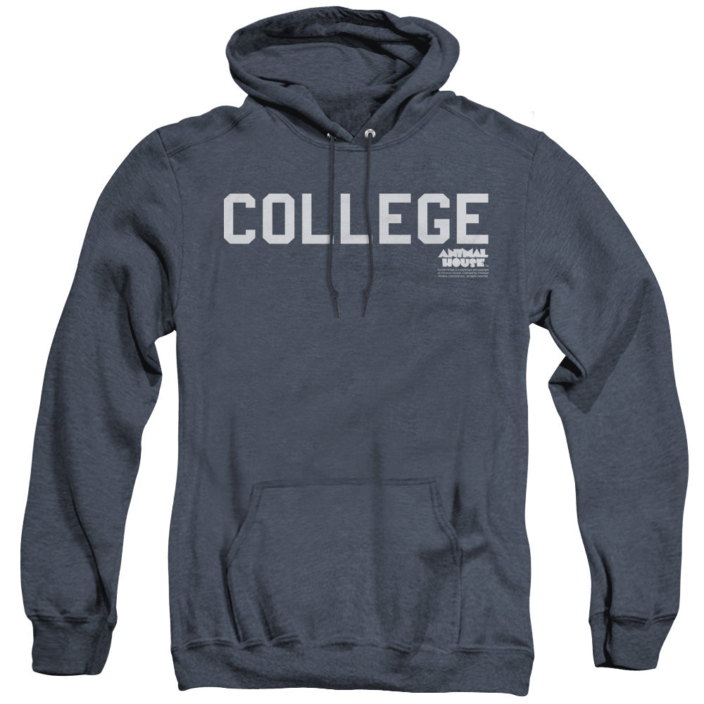 Animal House College Mens Heather Hoodie Navy Navy T-Shirts, Sweatshirt | CiraTrend.com (Image 3)