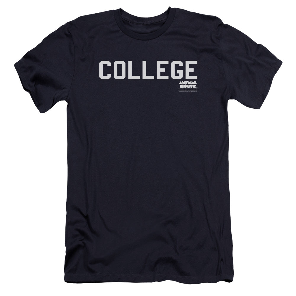 Animal House College Premium Bella Canvas Slim Fit Mens T Shirt Navy Blue Hoodie, Sweatshirt | CiraTrend.com