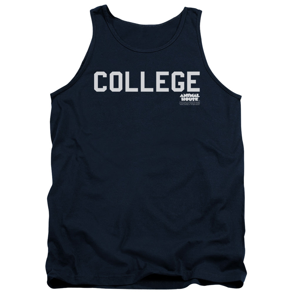 Animal House College Mens Tank Top Shirt Navy Navy Hoodie, Sweatshirt | CiraTrend.com