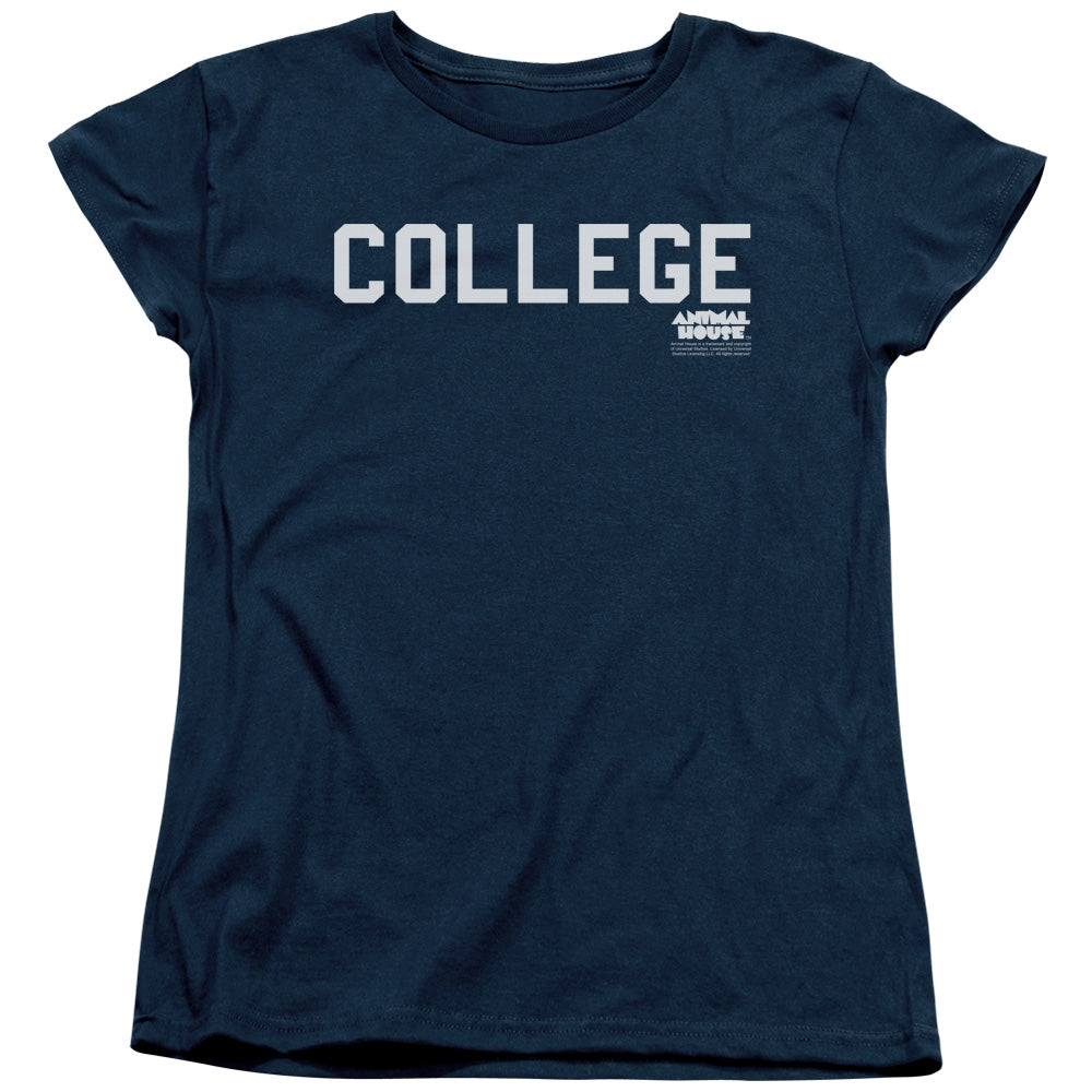 Animal House College Womens T Shirt Navy Blue Hoodie, Sweatshirt | CiraTrend.com