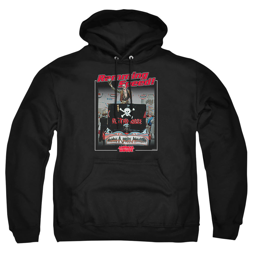 Animal House Ramming Speed Mens Hoodie Black T-Shirts, Sweatshirt | CiraTrend.com (Image 3)