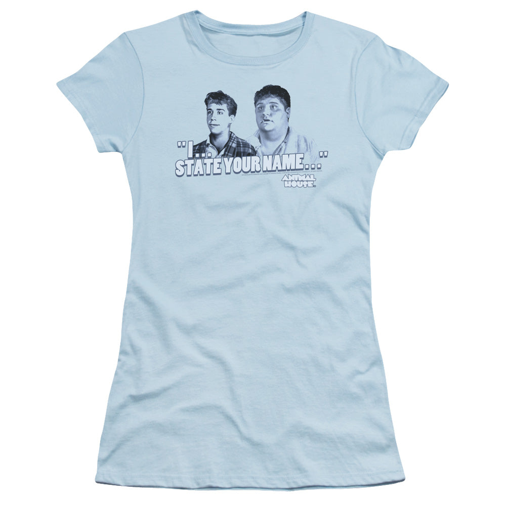 Animal House Pledges Junior Sheer Cap Sleeve Womens T Shirt Light Blue Hoodie, Sweatshirt | CiraTrend.com
