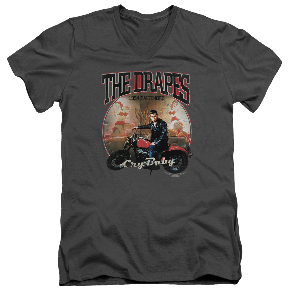 Cry Baby Drapes - Men's V-Neck T-Shirt Hoodie, Sweatshirt | CiraTrend.com