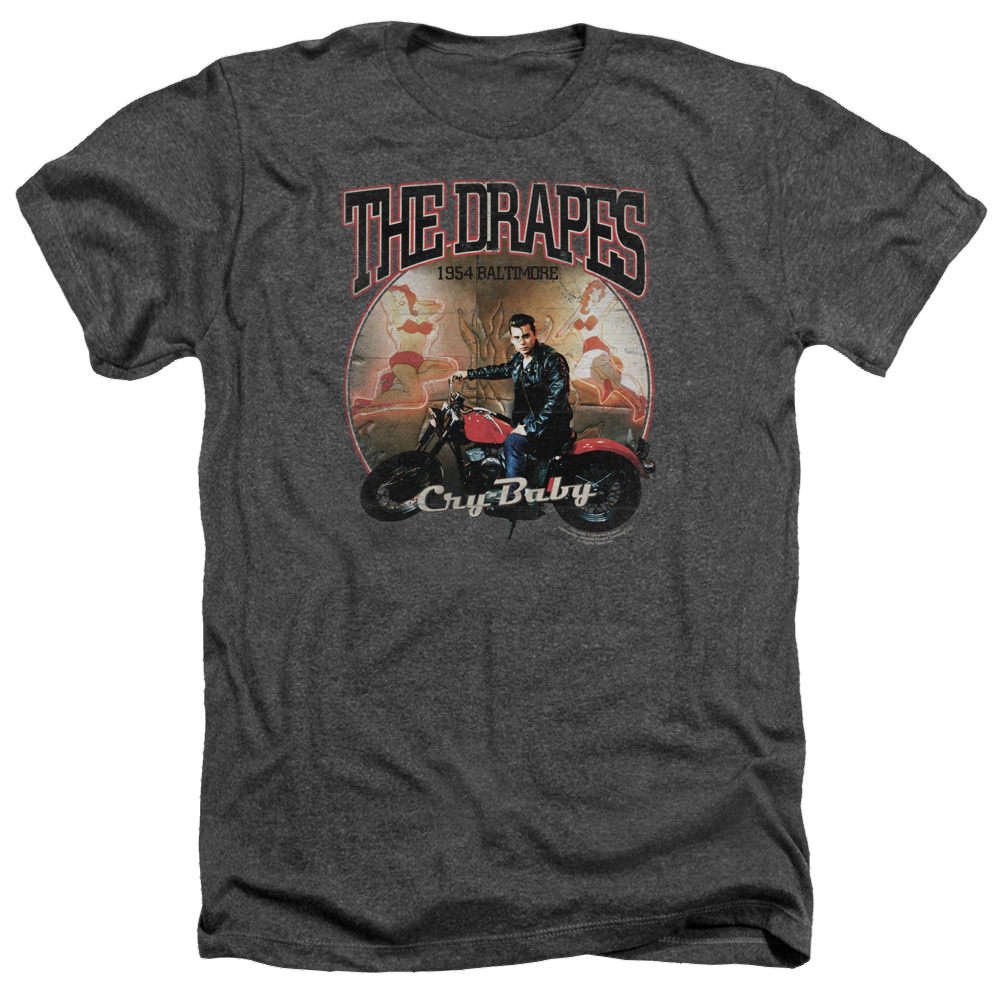 Cry Baby Drapes - Men's Heather T-Shirt Hoodie, Sweatshirt | CiraTrend.com