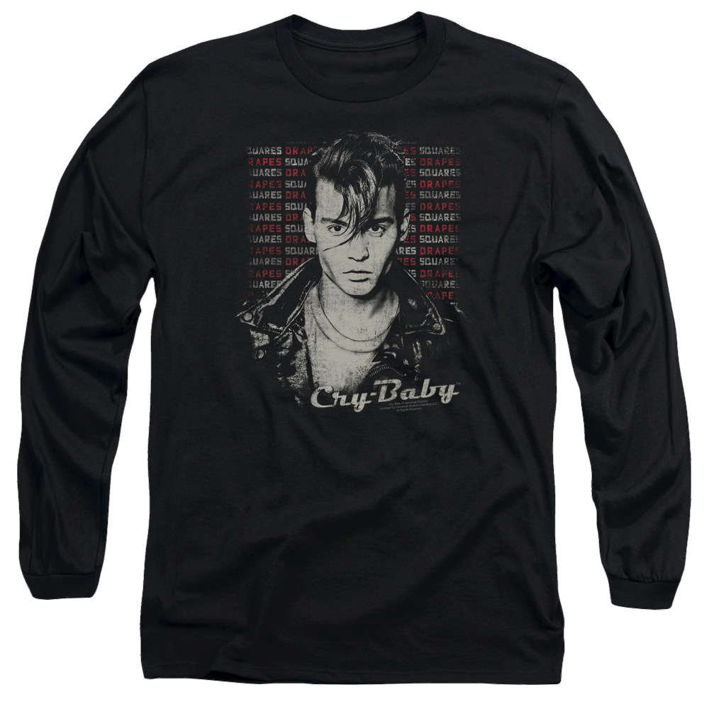 Cry Baby Drapes & Squares - Men's Long Sleeve T-Shirt Hoodie, Sweatshirt | CiraTrend.com