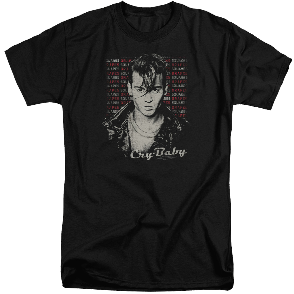 Cry Baby Drapes & Squares - Men's Tall Fit T-Shirt Hoodie, Sweatshirt | CiraTrend.com