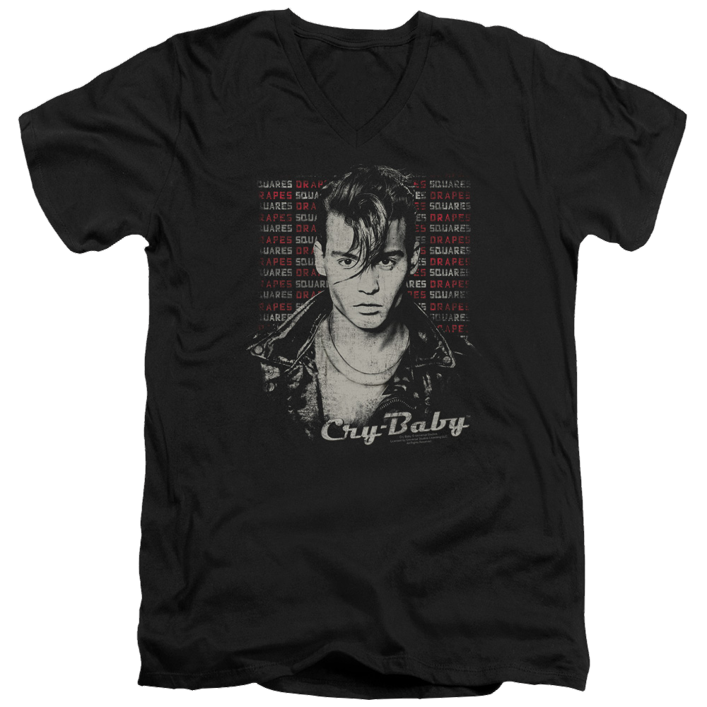 Cry Baby Drapes & Squares - Men's V-Neck T-Shirt Hoodie, Sweatshirt | CiraTrend.com