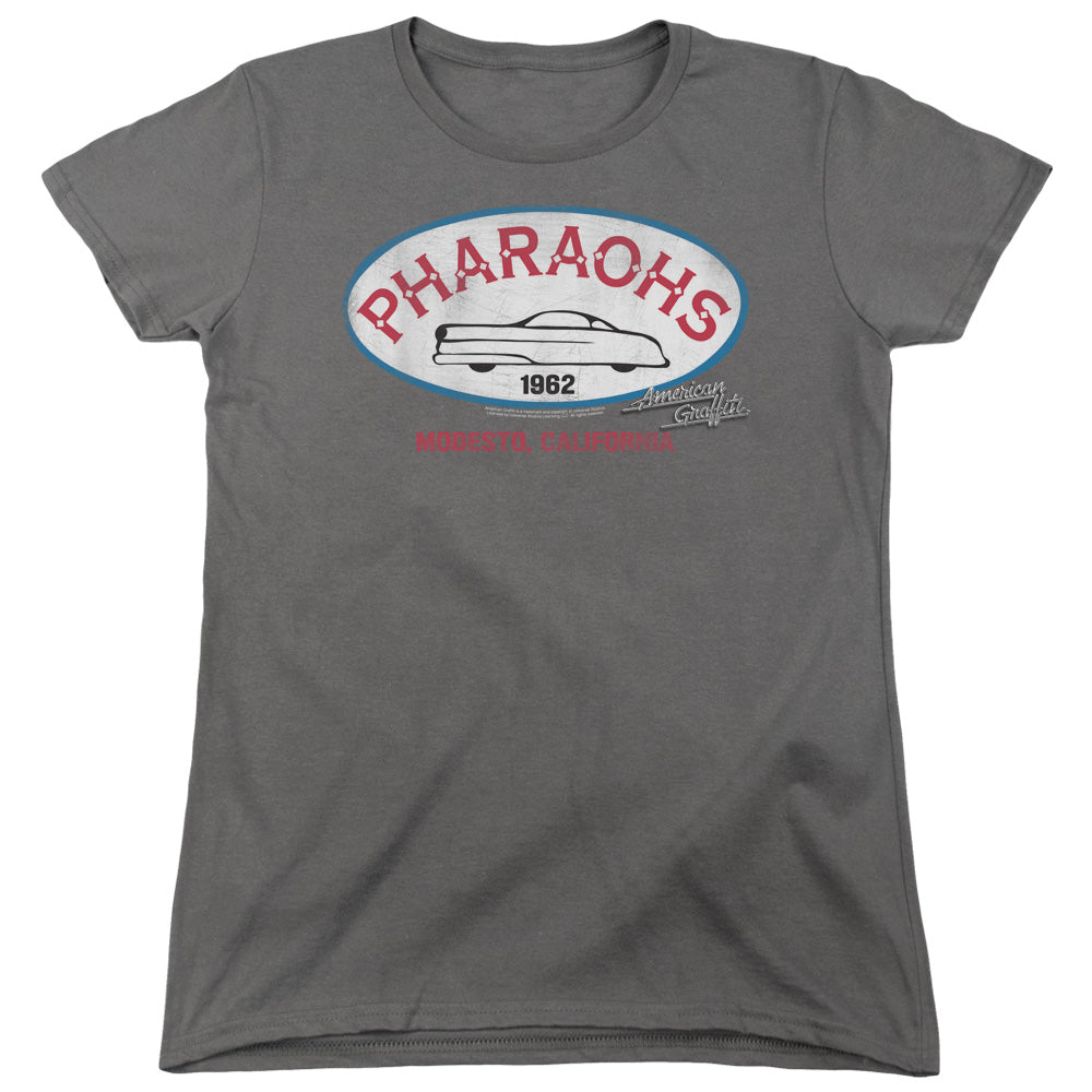 American Graffiti Pharaohs Womens T Shirt Charcoal Hoodie, Sweatshirt | CiraTrend.com