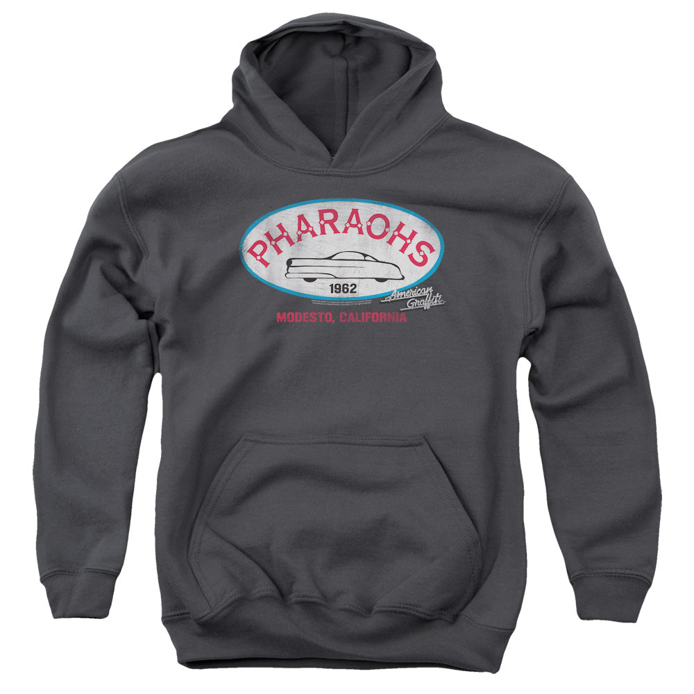 American Graffiti Pharaohs Kids Youth Hoodie Charcoal T-Shirts, Sweatshirt | CiraTrend.com