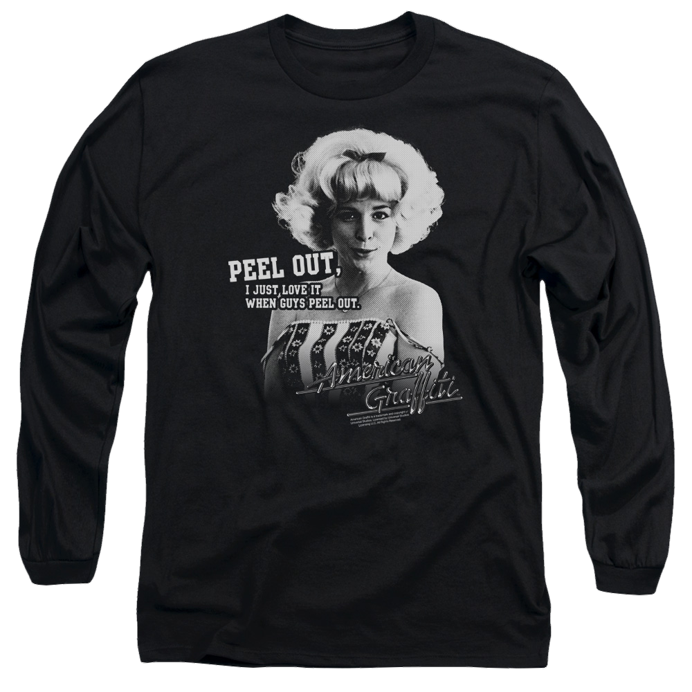 American Graffiti Peel Out - Men's Long Sleeve T-Shirt Hoodie, Sweatshirt | CiraTrend.com