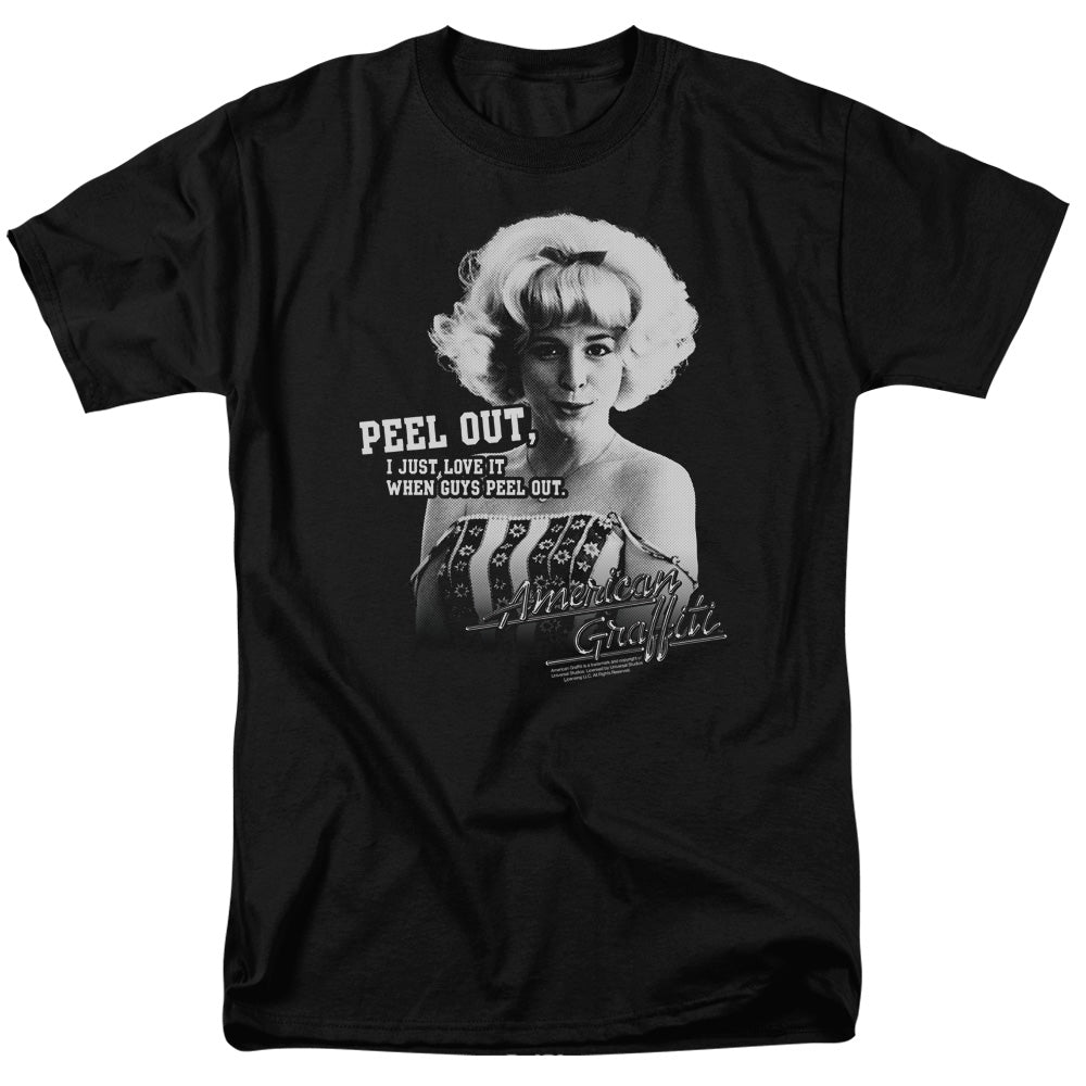 American Graffiti Peel Out Mens T Shirt Black Hoodie, Sweatshirt | CiraTrend.com