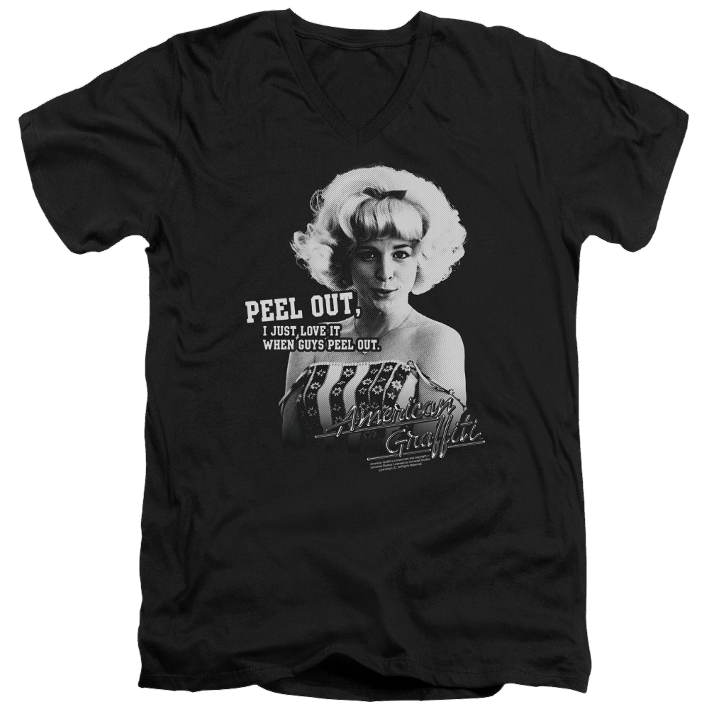American Graffiti Peel Out - Men's V-Neck T-Shirt Hoodie, Sweatshirt | CiraTrend.com