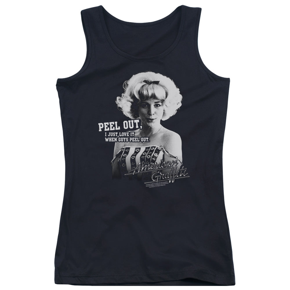 American Graffiti Peel Out Womens Tank Top Shirt Black Hoodie, Sweatshirt | CiraTrend.com