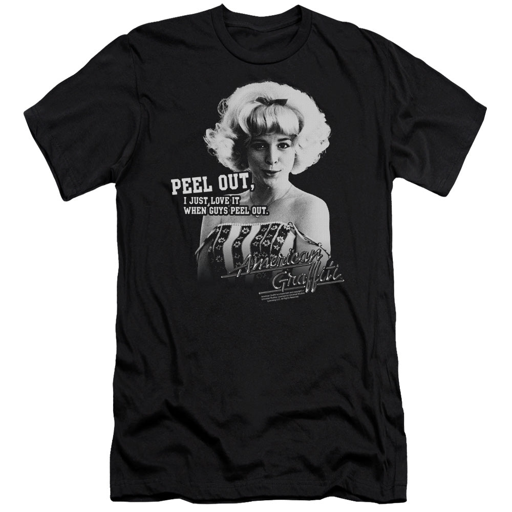 American Graffiti Peel Out Slim Fit Mens T Shirt Black Hoodie, Sweatshirt | CiraTrend.com